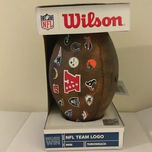 WILSON MINI NFL 32 TEAM MICRO FOOTBALL.